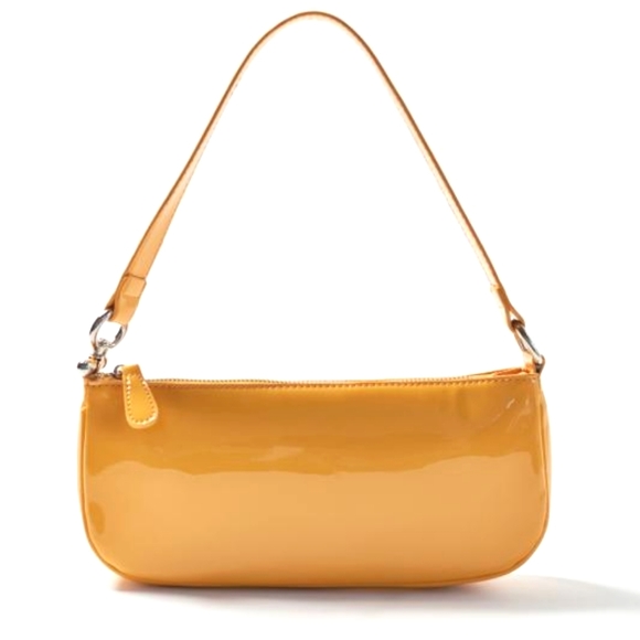 Urban Outfitters - Yellow Patent Baguette Purse - Picture 2 of 8